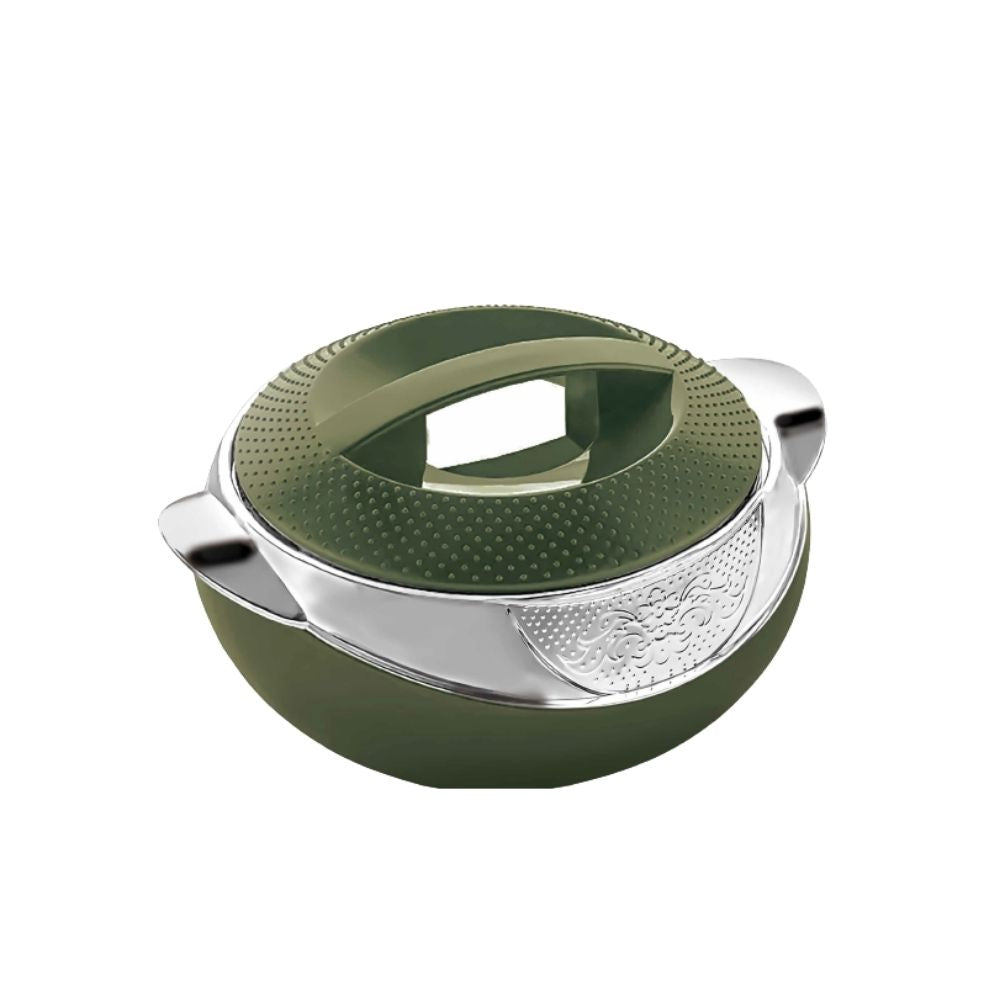 Dynasty Belmonte XL Hotpot ā 4500ml Insulated Food Warmer with Steel Inner & Glass Lid