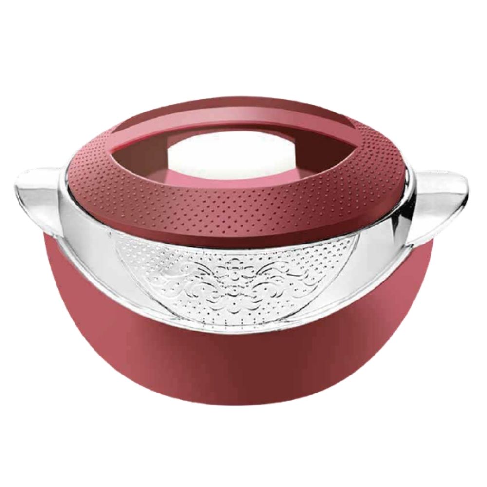 Dynasty Belmonte XL Hotpot ā 4500ml Insulated Food Warmer with Steel Inner & Glass Lid
