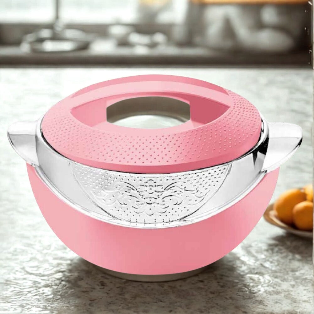 Dynasty Belmonte XL Hotpot ā 4500ml Insulated Food Warmer with Steel Inner & Glass Lid