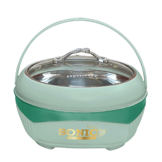 Dynasty Sonic Large Hotpot – Insulated Food Warmer with Stainless Steel Inner & Glass Lid